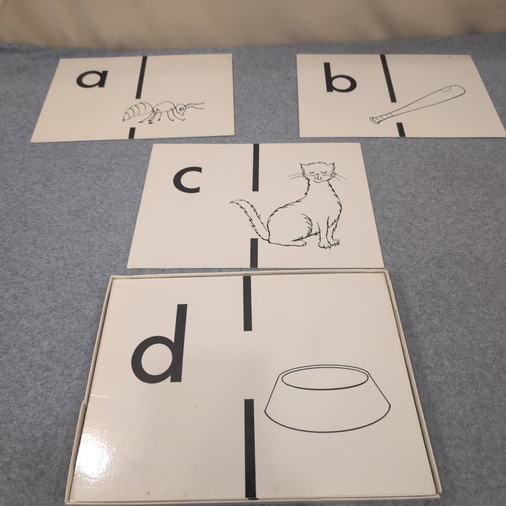 Vintage 1968 Sound-Symbol Cards Sullivan Associates Program McGraw-Hill Reading - Picture 3 of 3